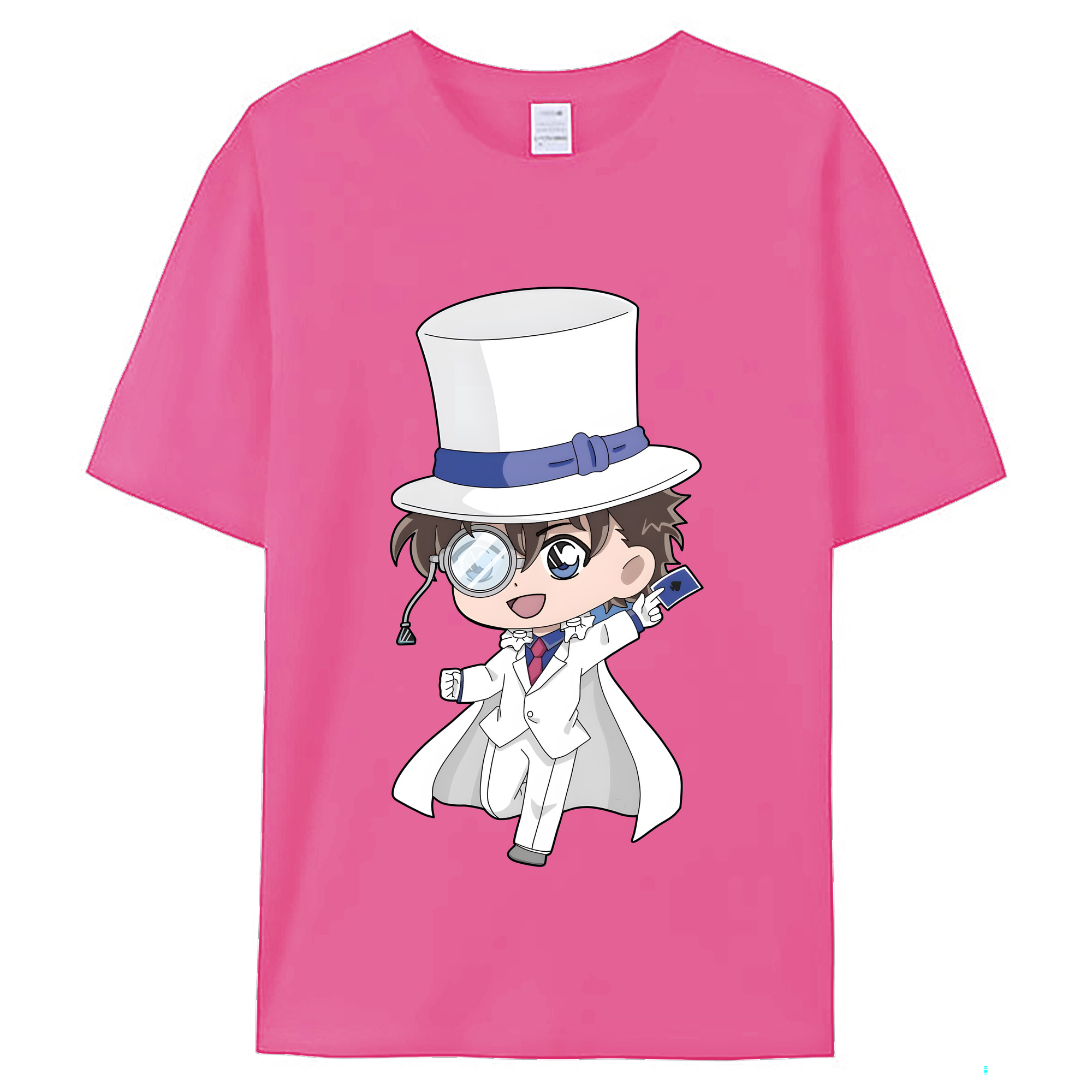 （画像用） 名探偵コナン くろば かいと Detective Conan Kuroba Kaito レディースカジュアルプリントTシャツ（綿100％）